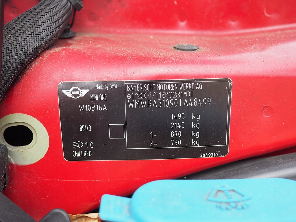 фото №3, Mini one r50 r52 шланг трубка wąż кондиціонера eu