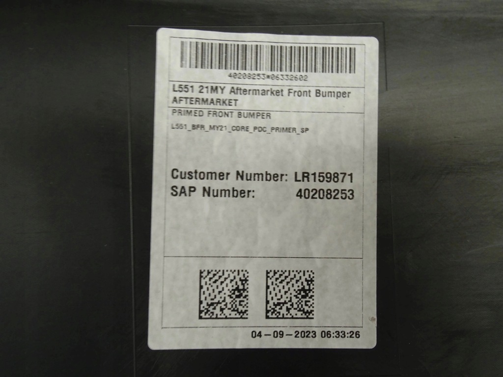 Новий оригінальний бампер передній range rover new evoque l551 21- lr159871 /3 Недорого