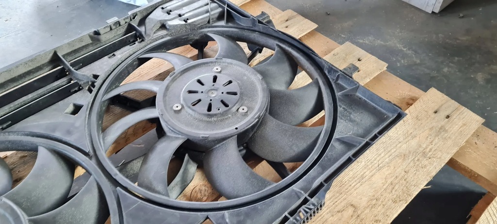 фото №10, A6 c7 4g lift вентиляторы радиатора модули 3.0 tfsi 4h0121003n s4 b8 s5 sq5