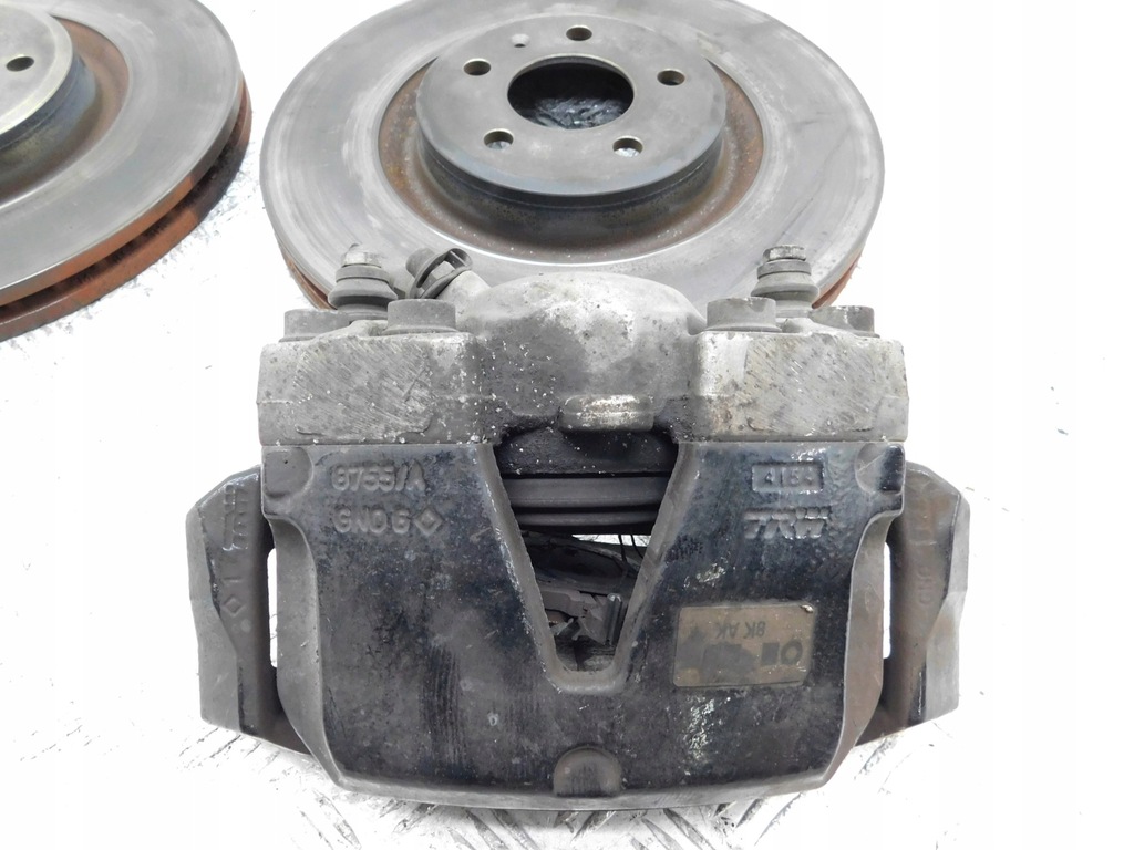 фото №9, 2x суппорт диск перед 345mm 8k0105ak 8k0106ak - audi a4 s4 b8 a5 s-line