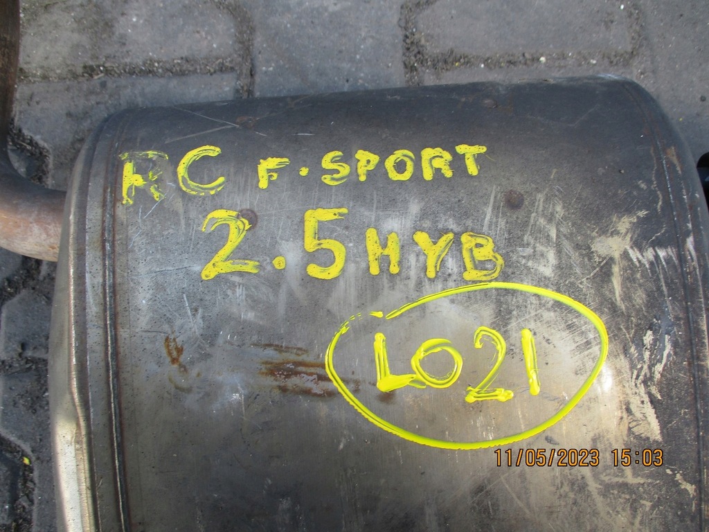 фото №6, Гасник вихлоп lexus rc f-sport 2,5hybrid