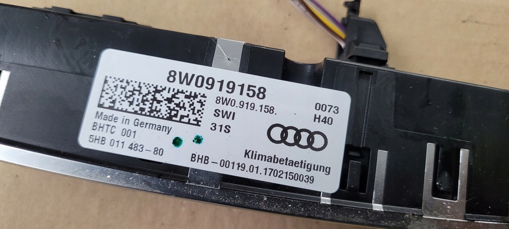 фото №6, A5 8w панель обдув кондиционера задняя 8w0919158 a4 b9 8w
