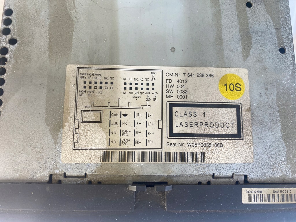 фото №3, Altea leon ii lift радио заводской 5p0035186b