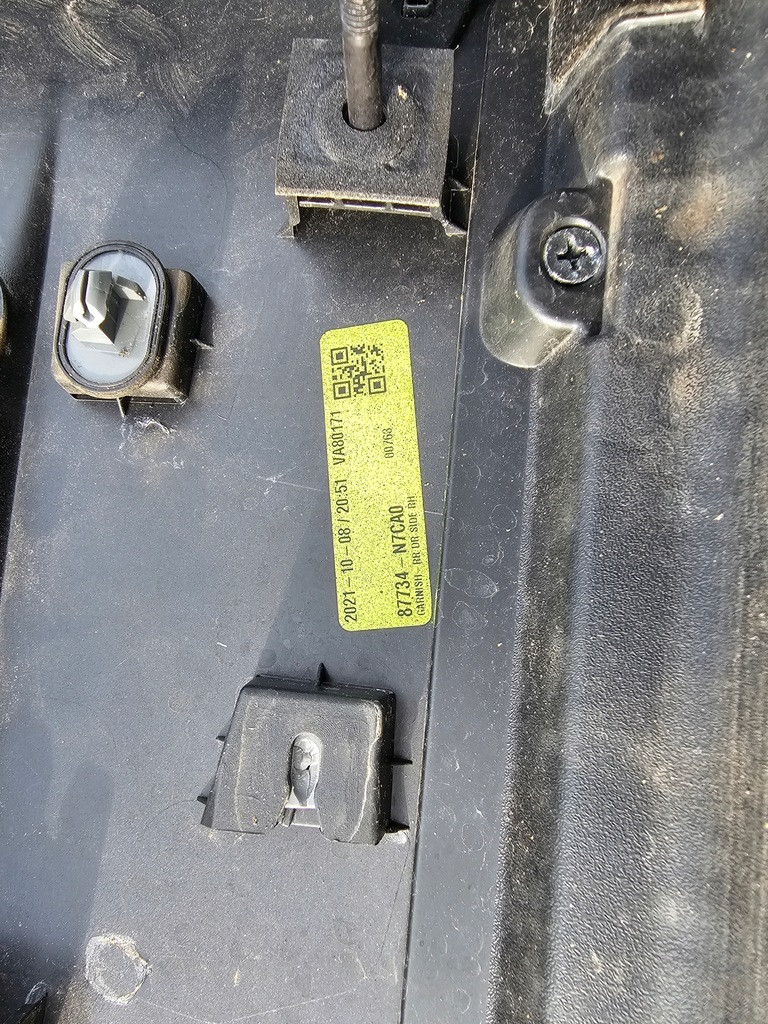 фото №10, Молдинг двері правий задня hyundai tucson iv nline 20-