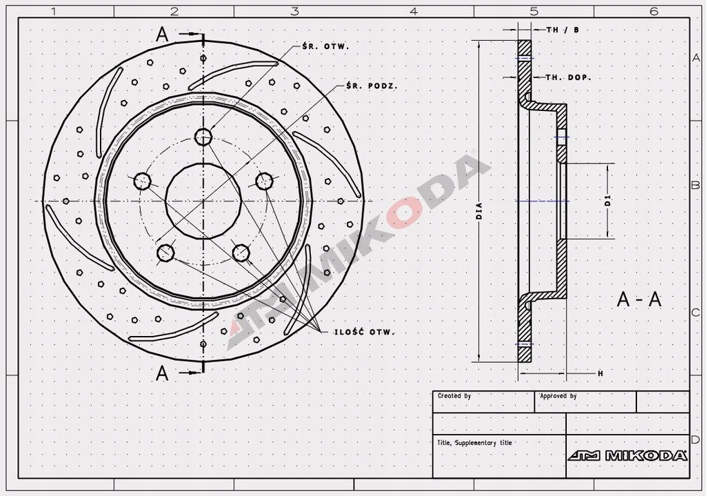 фото №5, Диск гальмівна vw transporter t4 перед