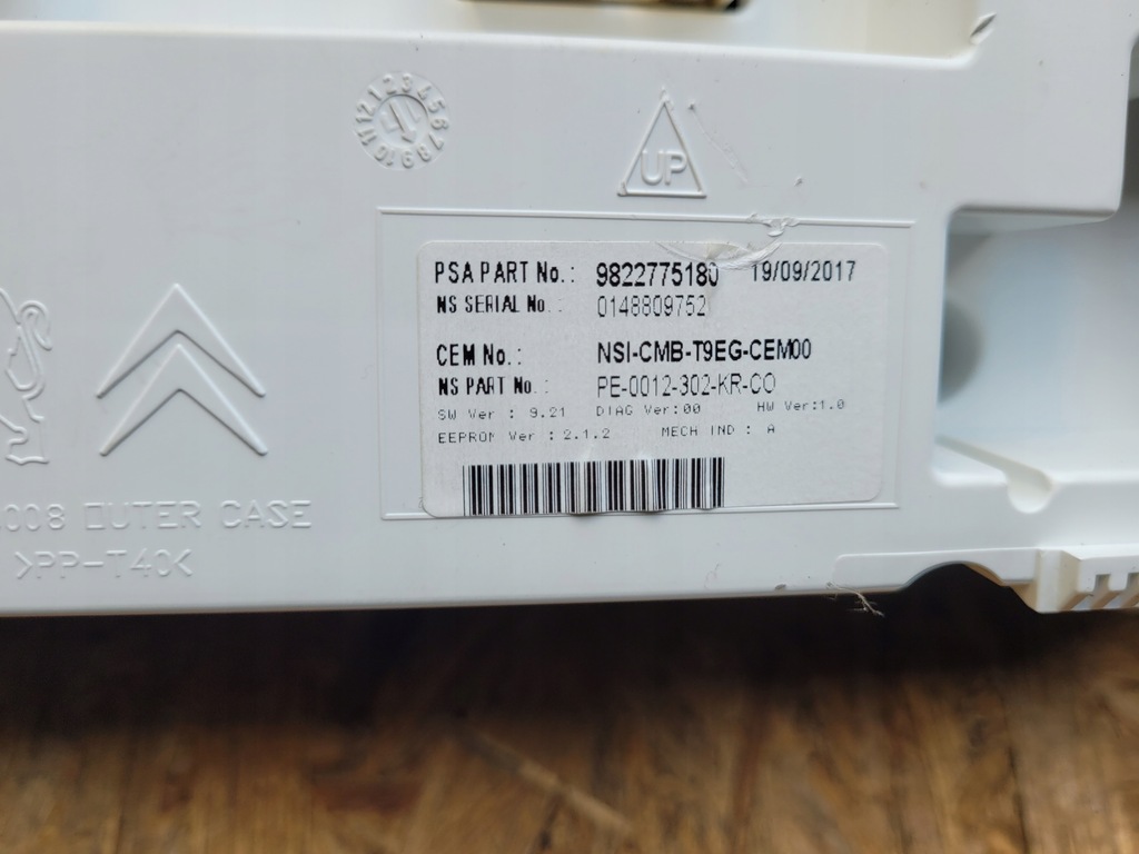 фото №7, Счетчик приборы peugeot 308 t9 ii 9822775180