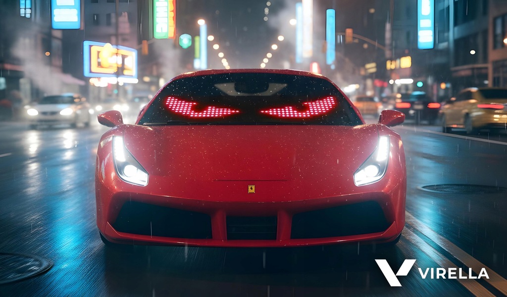 фото №12, Virella 2x лампа автомобільна ремінь led 38x10cm diabelskie очі led очі