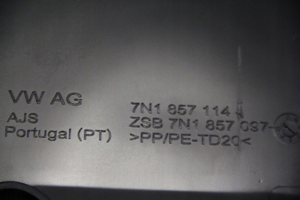 фото №7, Бардачок пасажира vw sharan ii 7n1857097 7n1857114