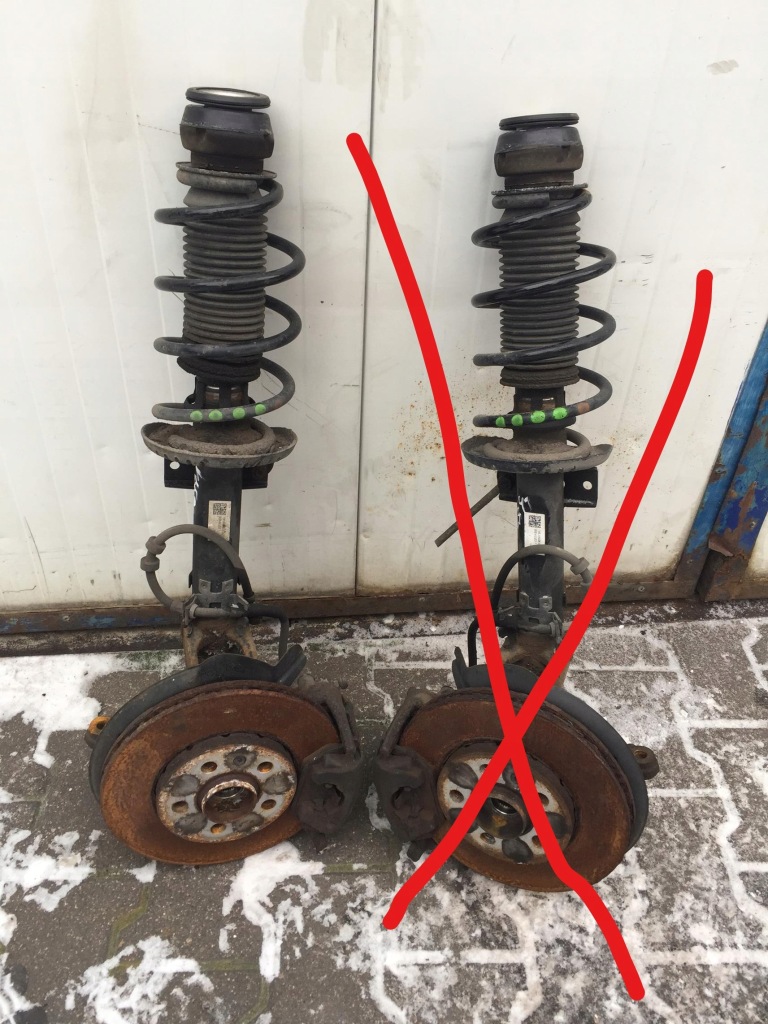 фото №1, Seat ibiza iv 08-17 амортизаторна стійка правий 1.2 tdi