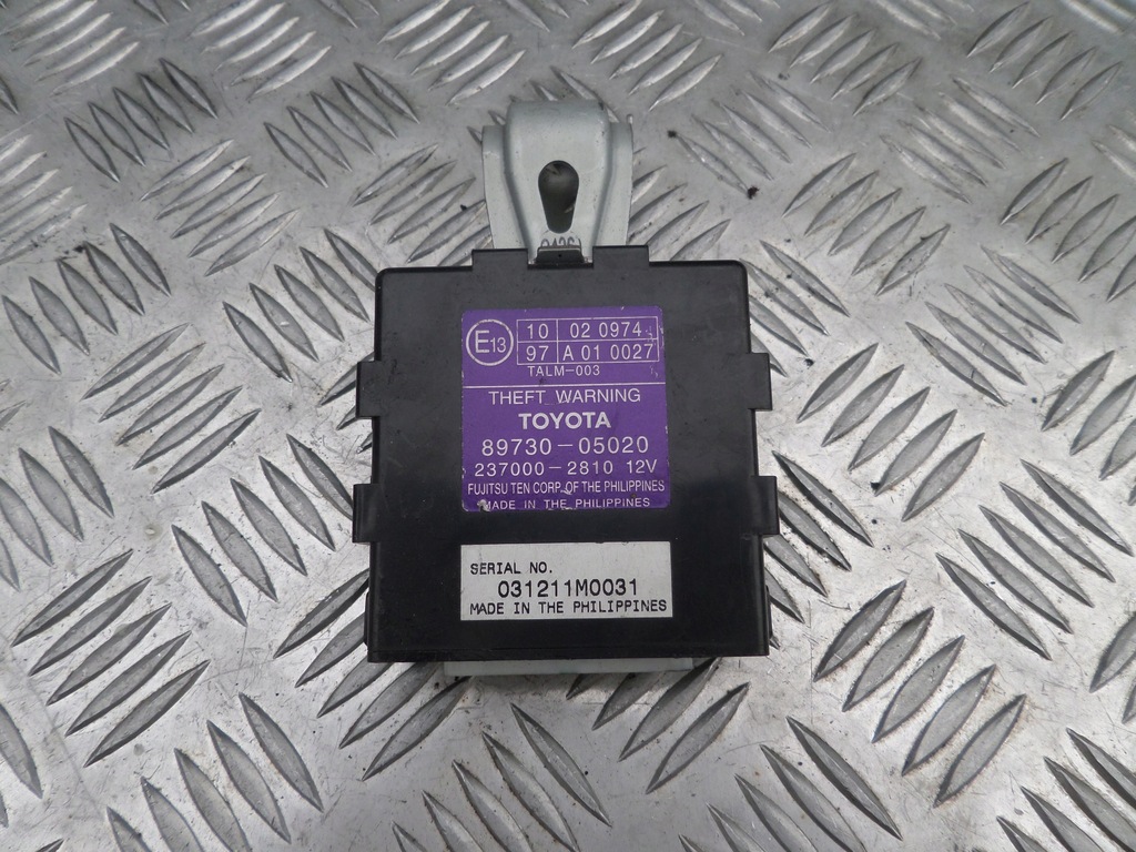 фото №1, Модуль сигнализация toyota avensis t25 89730-05020