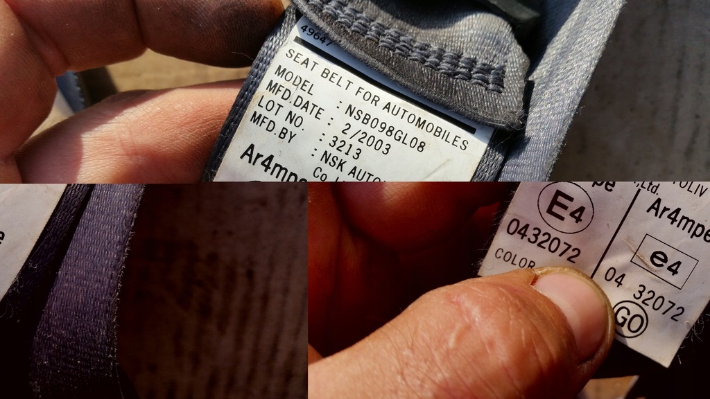 фото №6, Honda accord vii подушка безопасности ремни комплект