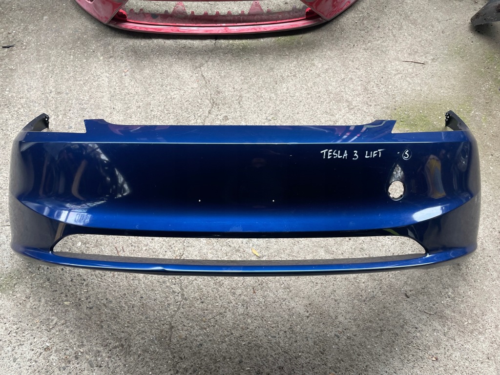 фото №5, Tesla 3 model 3 бампер перед передній lift