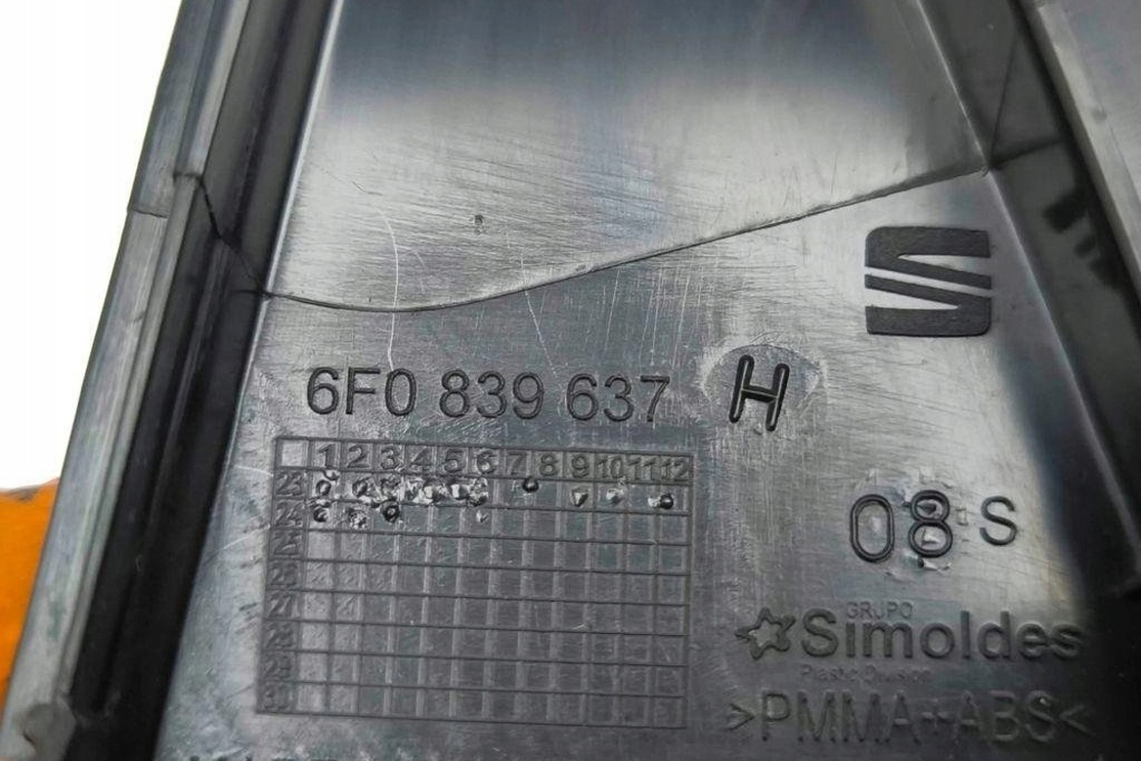 фото №11, Молдинг ущільнювач задніх лівих двері seat ibiza v kj1 6f0839901d 1.0l