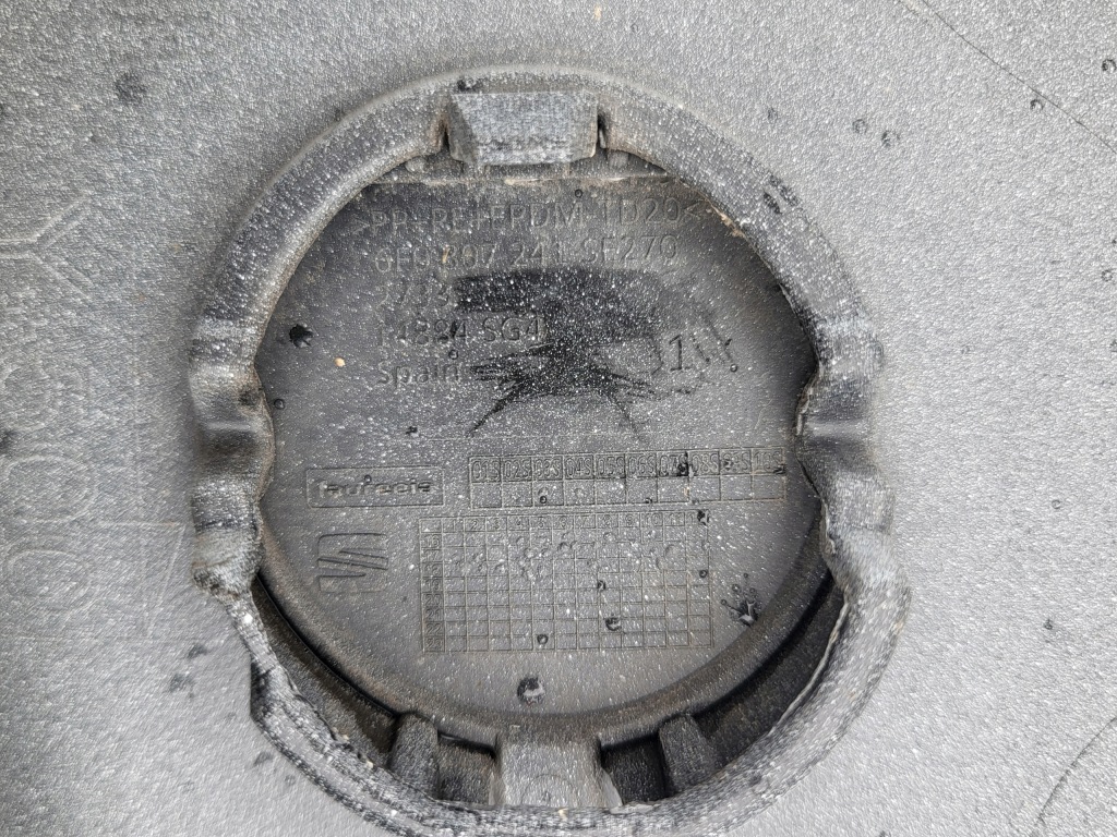 фото №15, Бампер передній перед seat ibiza 5 v 6f білий оригінальний номер