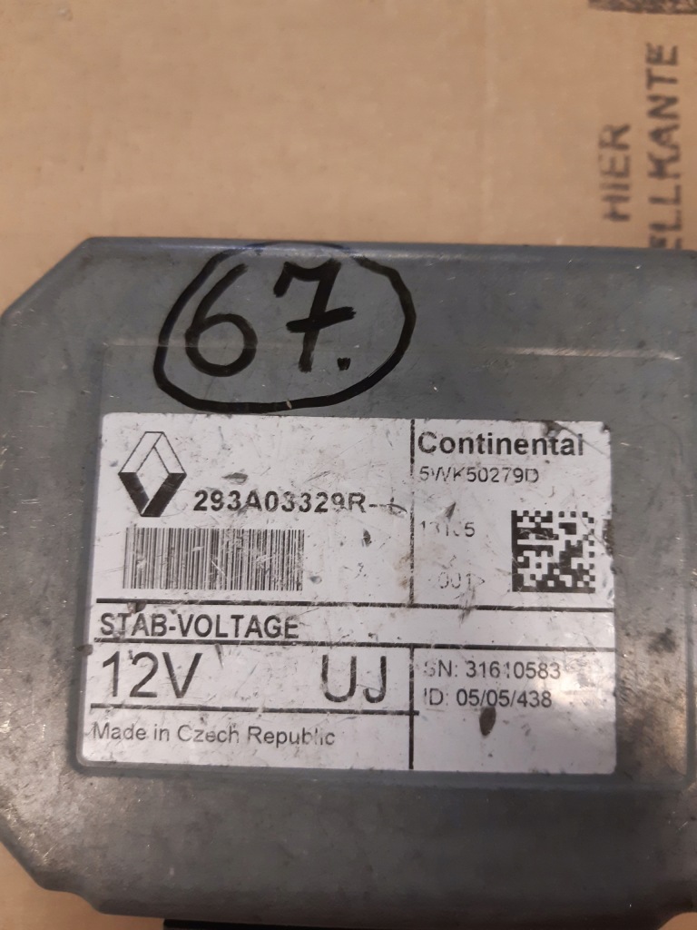 фото №2, Модуль напруги citroen ds iii 293a03329r