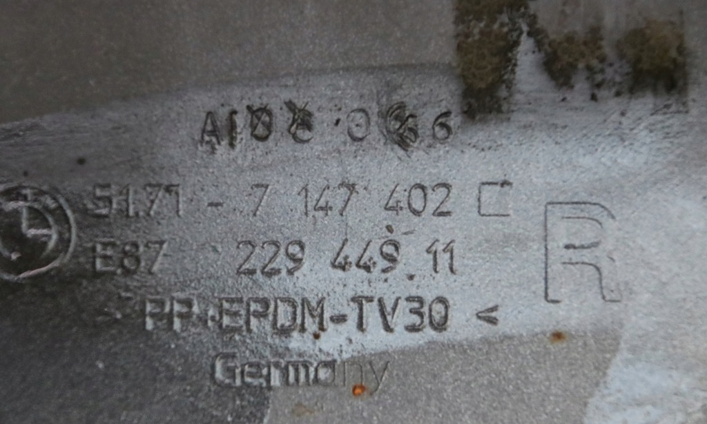 фото №8, Bmw e87 молдинг порог правая quarzblau металлик