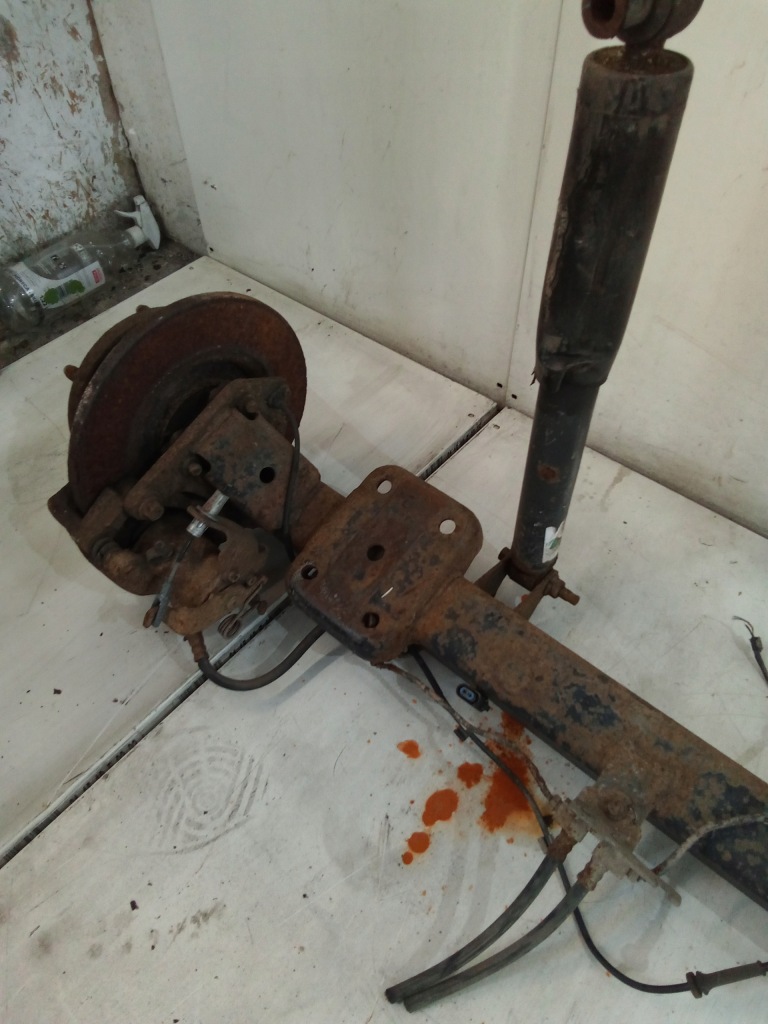 фото №4, D552 комплектная балка задняя transit mk7