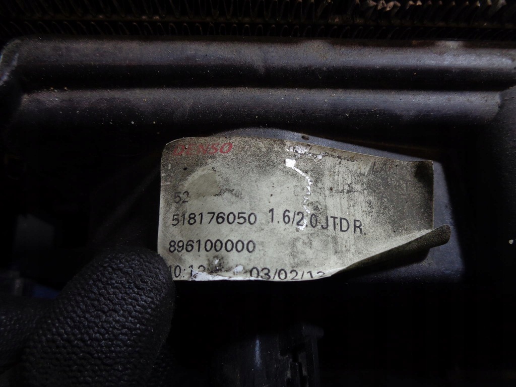 фото №7, Радіатор вентилятор fiat doblo 2 ii opel combo d 1.6 m-jet