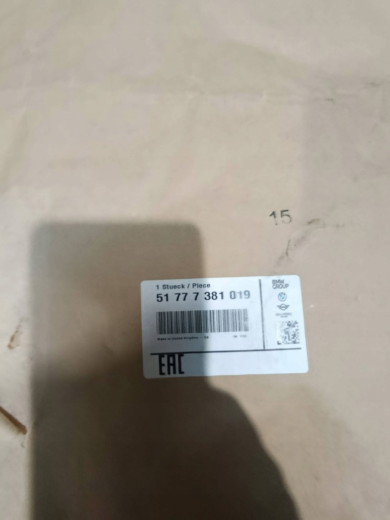 фото №8, Уголок обшивка бампера задняя левый mini f55 51777381019