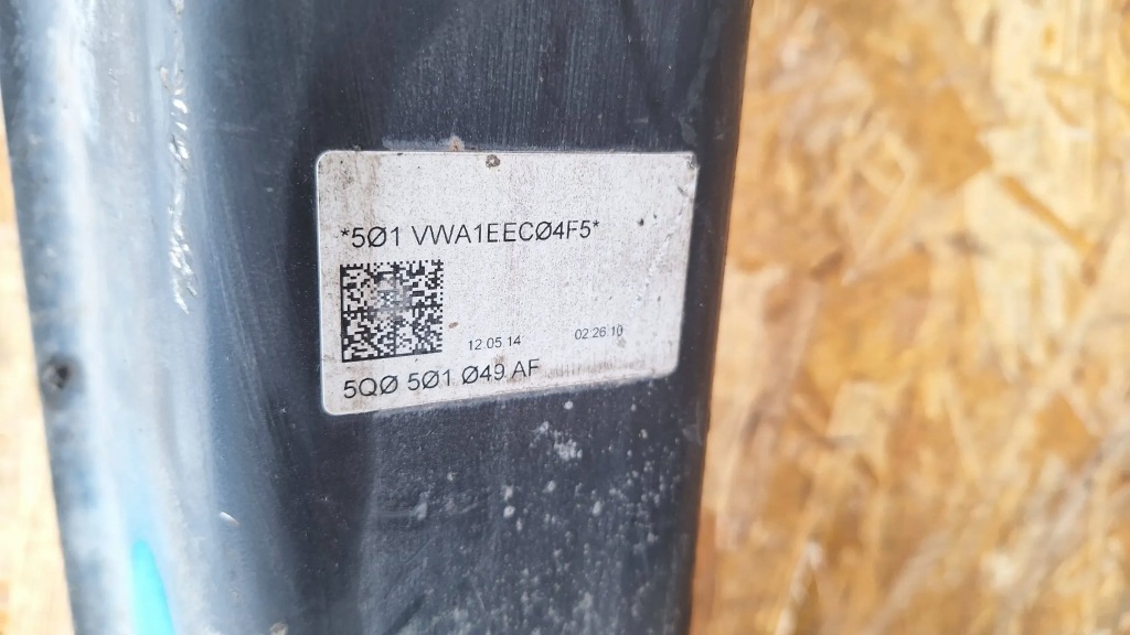 фото №5, Oś балка подвеска задняя 5q0501049af vw golf vii sportsvan leon 5f