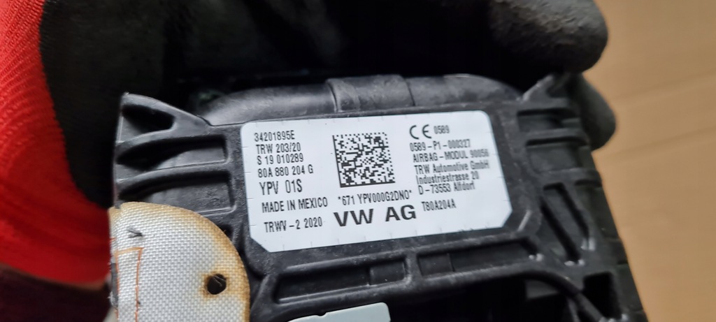 фото №11, Q5 80a sq5 подушка воздушная пассажира подушка безопасности usa 80a880204g