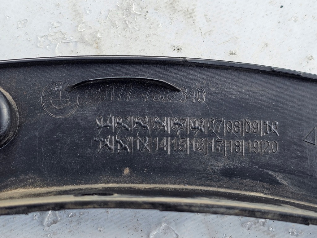 фото №15, Молдинг na крыло bmw x1 f48 15-22 правый задняя правая задняя
