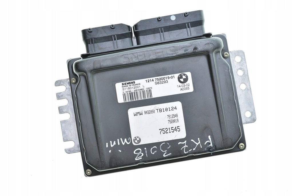 фото №1, Бортовой компьютер mini cooper 1.6 s118012001l 7521545