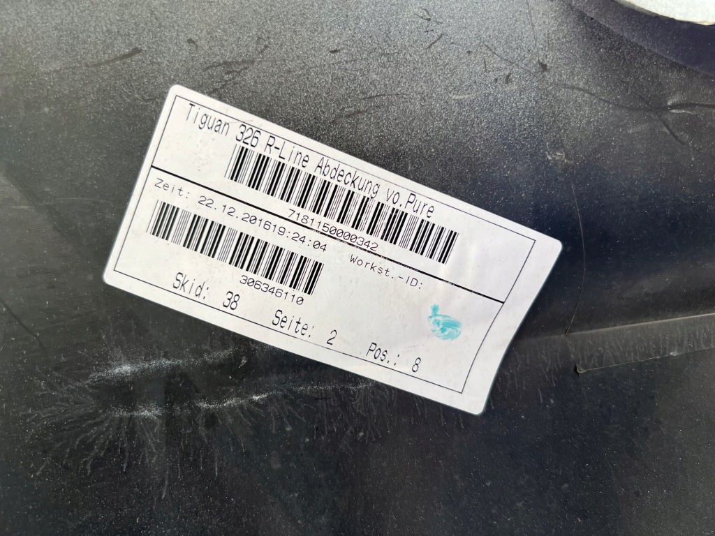 Vw tiguan 5na rline 15- бампер передний Недорого