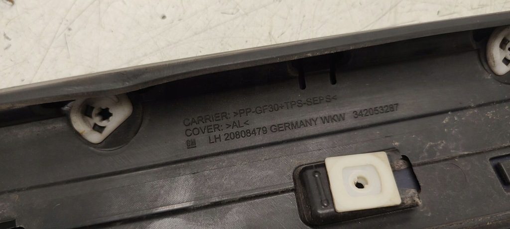 фото №7, Молдинг стекло лобовое левая opel zafira c 1,6 z16xnt 20z