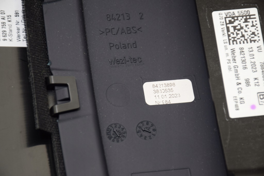 фото №14, Bmw 7 i7 g70 захист корпус колонки кермового czarna