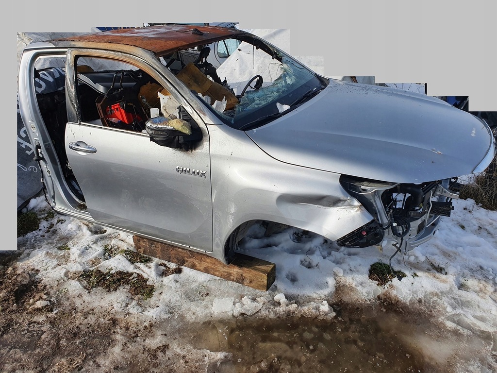 фото №1, Hilux 2016-2023 кабіна чверть дах extra cab 1.5