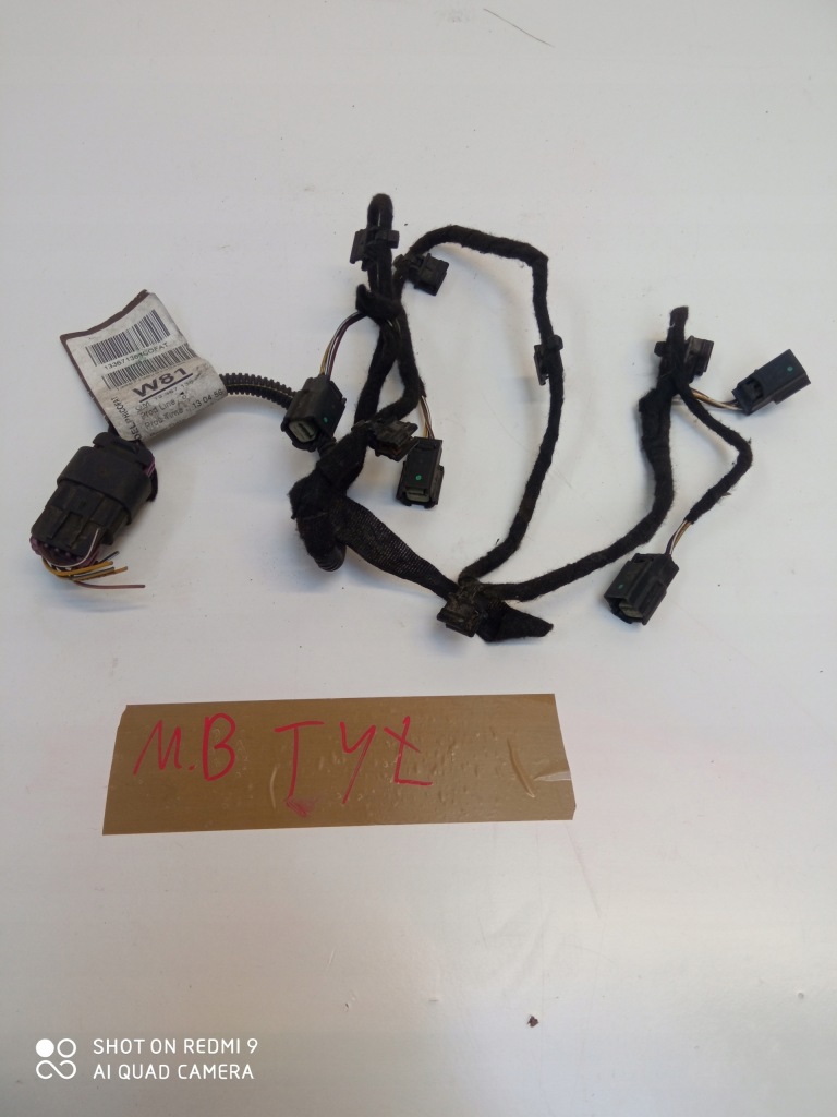 фото №1, Opel meriva b жгут электропроводка бампера задняя pdc