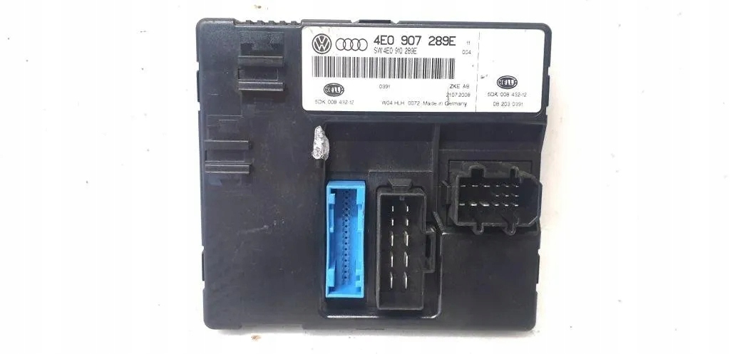фото №1, Модуль комфорту audi 4e0907289e 2008
