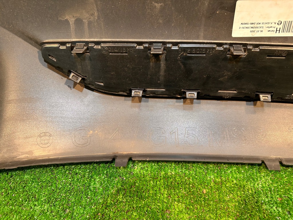 фото №14, Bmw 8 g14 g15 спойлер диффузор бампер задняя m набор