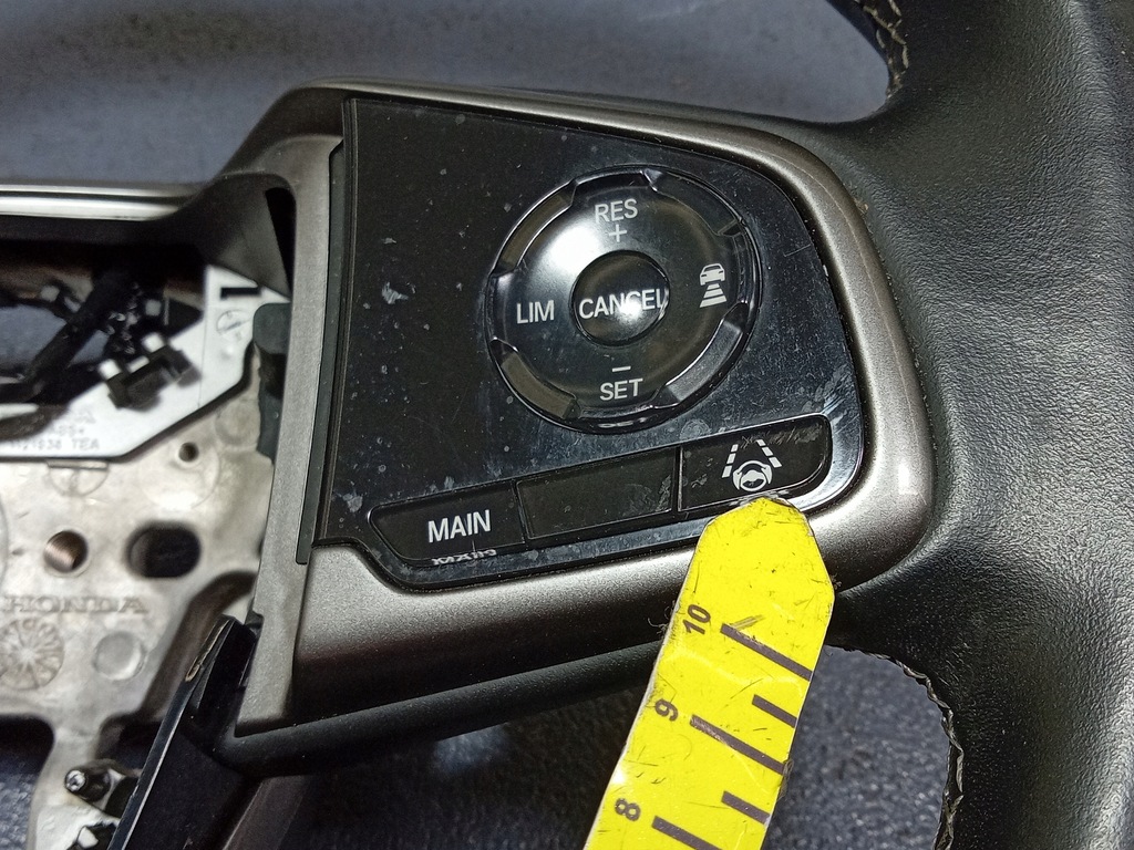 фото №6, Honda civic x воздуховод трёхспицевая кожа