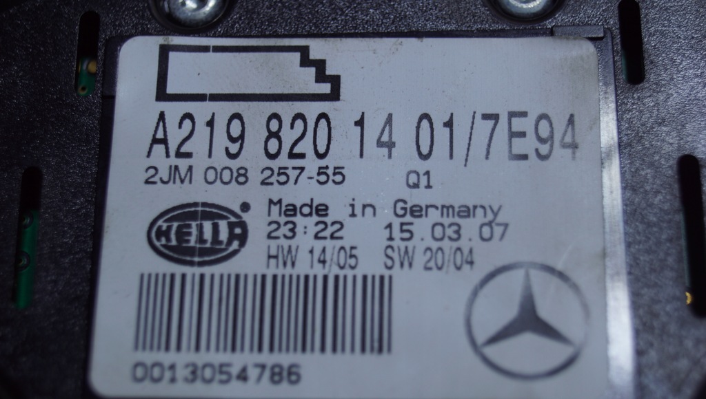фото №11, Лампа стельовий mercedes cls w219 a2198201401