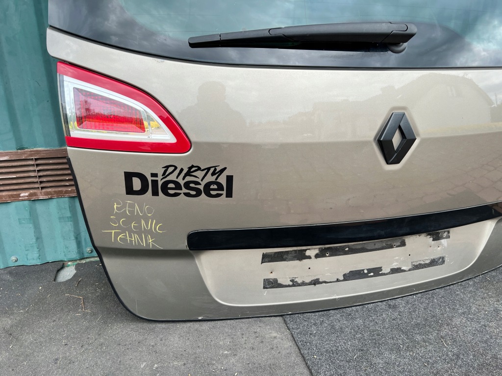 Крышка багажника задняя крышка багажника renault scenic 3 mk3 код лакокрасочного покрытия: tehnk Недорого