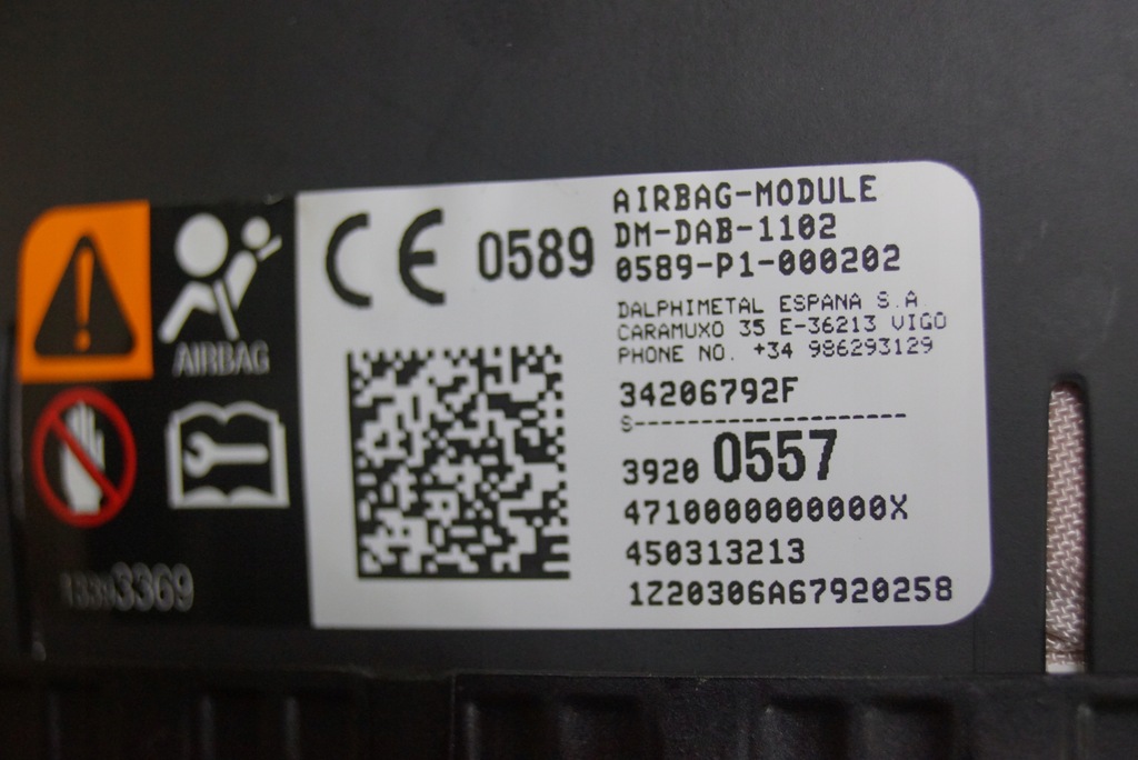 фото №9, Crossland подушка руля 34206792f