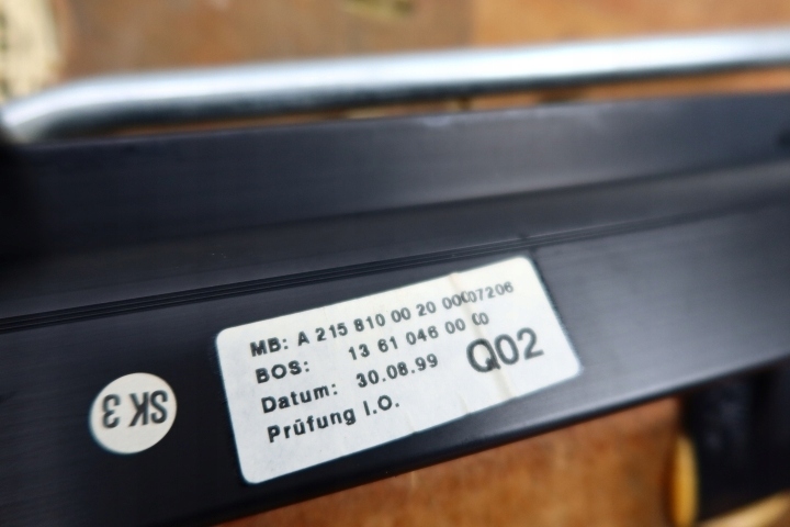 фото №13, Mercedes w215 cl шторка стекло задняя полка кожа кожаный 2156940042