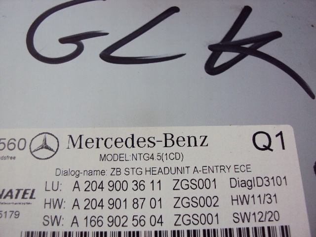 фото №9, Радио навигация mercedes glk x204 2008-2015