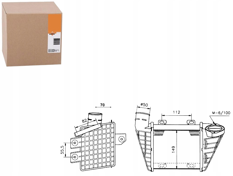 Купить Nrf интеркулер vw golf 3 1,9tdi nrf