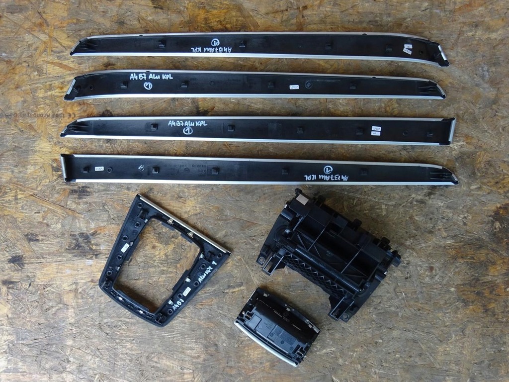 фото №10, Audi a4 b6 b7 sedan kombi накладки декори двері рамка алюміній s-line