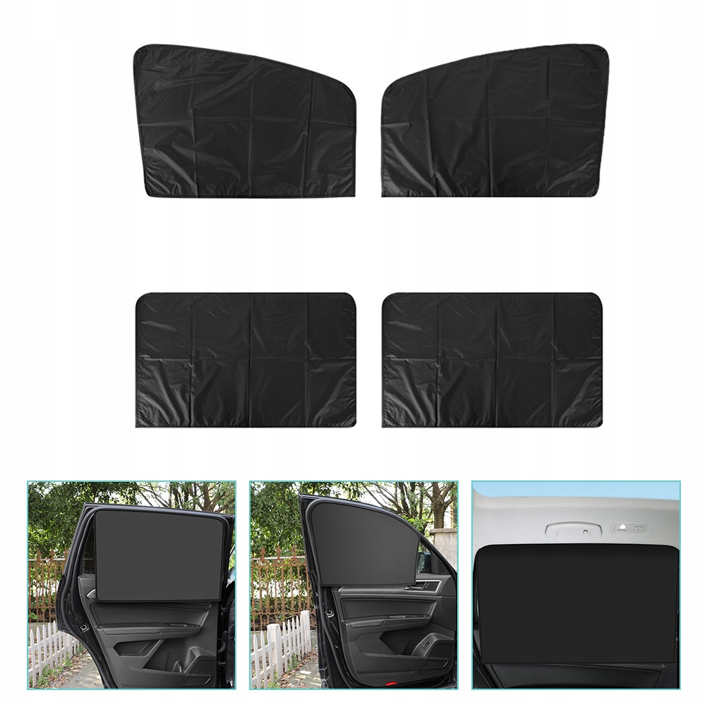 фото №7, Захист сонцезахисна з тканина автомобільний з frędzlami na захист przeci