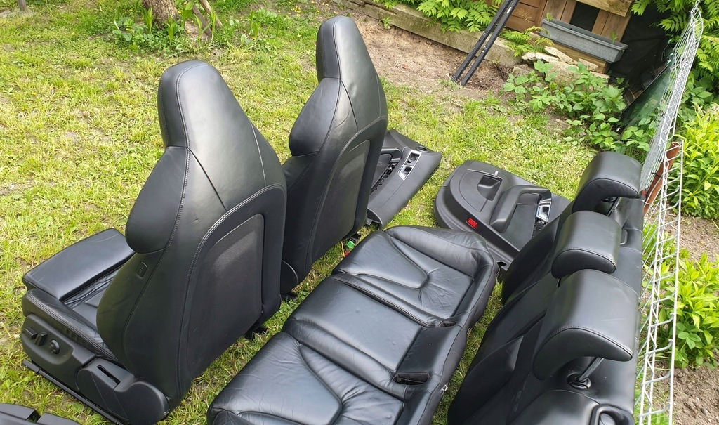 фото №8, Сиденья обшивки комплект кожа audi a6 s6 c6 kombi