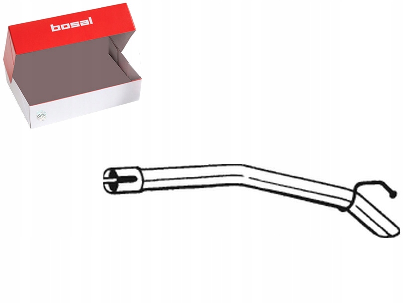 фото №1, Труба выхлопная задняя volvo c30 1.6 10.06-12.12 bosal