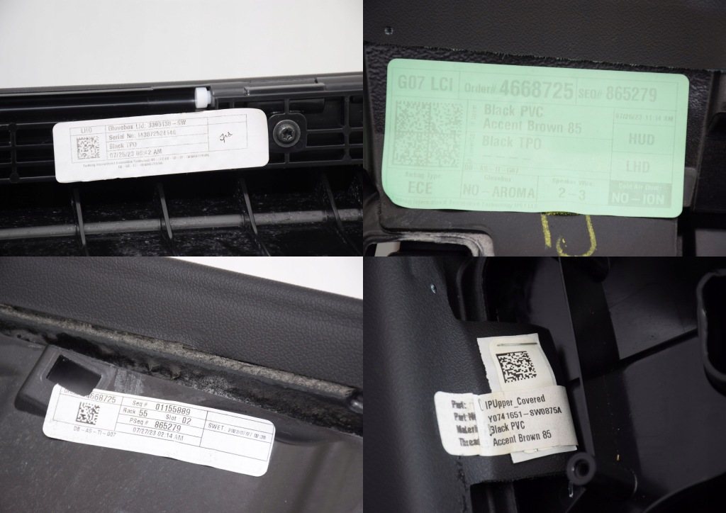 фото №16, Bmw x5 g05 x5m f95 lci lift панель приладів приладова консоль шкіра hud tarumabraun