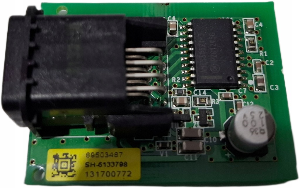 фото №1, Модуль led пластина регулювання лампи фара 89503487 оригінальний номер