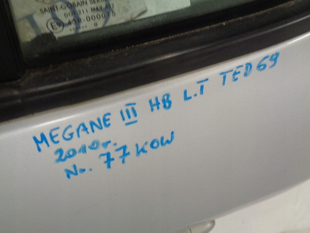 фото №10, Renault megane iii hb двері ліва задні ted69
