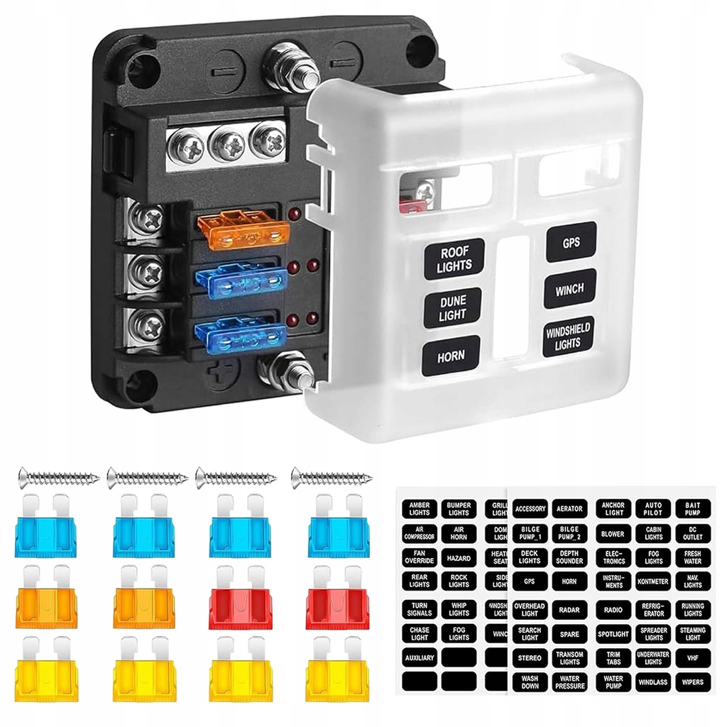 фото №13, Корпус do электропроводка предохранителей половина коробка разъём 6 предохранитель