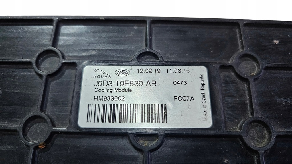 фото №9, Pas передній радіатор рамка радіатора jaguar i-pace j9d3-19e839-ab